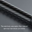 Telescopic Car Phone Mount Extension Arm Double Jointed Swivel Carbon Fiber Bracket Connecting Rod - 7