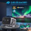 4K Smart Android Portable Projector UK Plug - 7