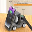 T20S 3-In-1 15W Small Forklift-Shaped Wireless Charger (Gray) - 8