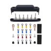 M6 RV Yacht High Current 6-column 250A Base Busbar Black - 1