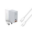 LDNIO A2620C PD3.0 65W USB Power Adapter with Type-C Cable - 1
