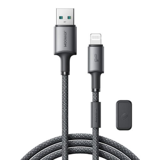 JOYROOM S-A50 Fast Charging Data Cable, USB-A to 8 Pin, 1.2m - Dark Gray - 1