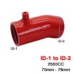 Mazda 3 6 CX-4 Axela Atenza Silicone Intake Hose - 2.5L-76-RD - 2