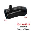 Mazda 3 6 CX-4 Axela Atenza Silicone Intake Hose - 2.0L-70-BK - 2