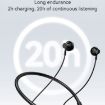 USAMS YQ24 Neck-mounted Sports Bluetooth Earphone - Black - 5