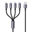 USAMS SJ739 Type-C Fast Charging Cable - Titanium Gray - 1