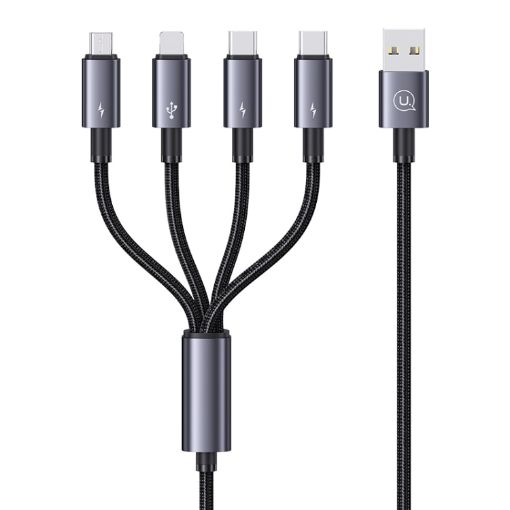 USAMS SJ739 Type-C Fast Charging Cable - Titanium Gray - 1