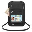 HAWEEL Neck Passport Wallet Bag - Black - 2