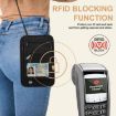 HAWEEL Neck Passport Wallet Bag - Black - 7