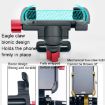 PROMEND Aluminum Cell Phone Holder for Motorcycle, Adjustable Angle, Black - 7