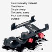 PROMEND Aluminum Cell Phone Holder for Motorcycle, Adjustable Angle, Black - 8