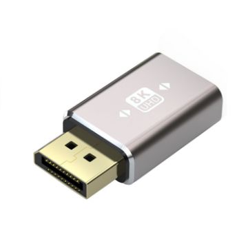 8K Ultra DP Male to Female Adapter - High Quality DisplayPort Adapter - 1