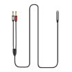 0.3m TRS Stereo Female to 2 x TS Male Audio Adapter Cable - 1