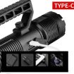 XHP160 Telescopic Zoom Searchlight Double-head Portable LED Flashlight - 7