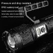 XHP160 Telescopic Zoom Searchlight Double-head Portable LED Flashlight - 9