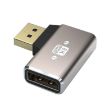 8K 60Hz Displayport Adapter Converter - Right Angle - 1