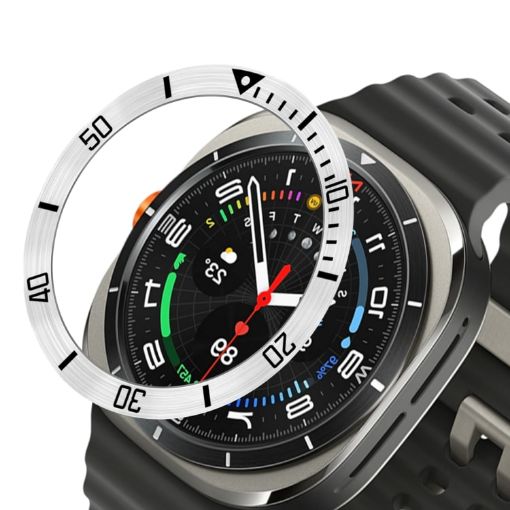 Samsung Galaxy Watch Ultra 47mm Style B Stainless Steel Bezel Ring Cover - 1