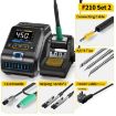 FNIRSI 200W Electric Soldering Iron Station - US Plug F210 Upgrade - 2