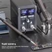 BAKU BA-898D+ T12 Solder Station - Adjustable Temperature Electric Soldering Iron - 2