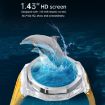 Orange AMOLED Smart Watch - IP67 Waterproof - Health Monitoring - Bluetooth Call - 8