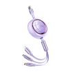 WK WDC-18 Star Series 1.2m 100W USB Retractable Data Cable - 1