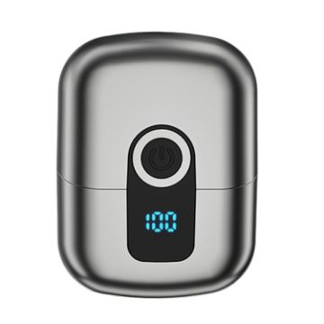 Double Ring Magnetic Electric Shaver Grey - 1