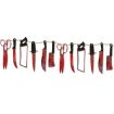 Halloween Blood Knife Pendant Decorative Flag Haunted House Door Curtain - 1