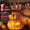 Halloween Blood Knife Pendant Decorative Flag Haunted House Door Curtain - 2