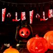 Halloween Blood Knife Pendant Decorative Flag Haunted House Door Curtain - 4