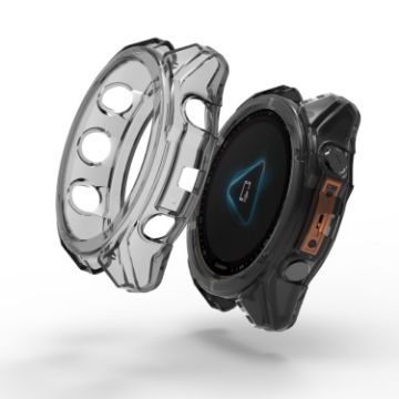 Garmin Fenix 8 AMOLED 43mm Protective Case - Transparent Black - 1