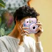 Colorful Starry Sky Camera Bag for Fujifilm Instax Mini 12 - Blue Pink - 7