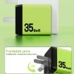 WK WP-U36 35W USB-C Fast Charger - UK Plug (Yellow) - 8