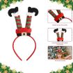 3D Cartoon Christmas Headband - Santas Legs - 4