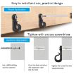 Holiday Lights Hanger Hooks - 45pcs/Box - Black - 4