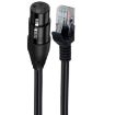 XLR 3 Pin Female to RJ45 Male Cable for DMX-CON Controller, 30cm Black - 1