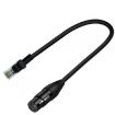 XLR 3 Pin Female to RJ45 Male Cable for DMX-CON Controller, 30cm Black - 2