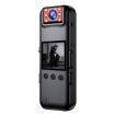 A82 IR Night Vision Rotating Lens 2K HD Video WiFi Recorder Black - 1
