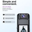 A82 IR Night Vision Rotating Lens 2K HD Video WiFi Recorder Black - 6
