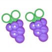 Cute Vegetable & Fruit Shape Kids Scissors (Grape) - 2pcs/Pack - 1