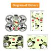DJI Neo Drone Body Remote Control Sticker - Grunge Eyes - 8