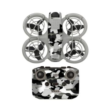 DJI Neo Drone Remote Control Sticker - Dark Camo | Protective Cover - 1