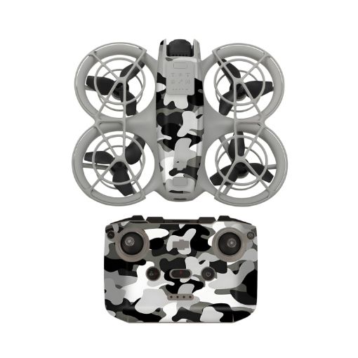 DJI Neo Drone Remote Control Sticker - Dark Camo | Protective Cover - 1