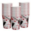 10pcs Halloween Blood Handprint Tableware - Paper Cups - 5