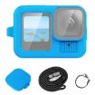 PULUZ Silicone Protective Case for GoPro HERO13 Black with Wrist Strap & Lens Cover - 1