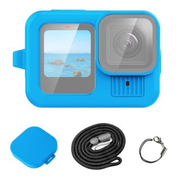 PULUZ Silicone Protective Case for GoPro HERO13 Black with Wrist Strap & Lens Cover - 1