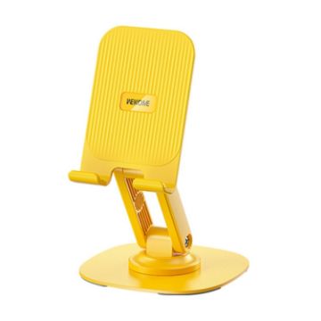 WEKOME WA-S103 Folding Rotating Desktop Holder (Yellow) - 1