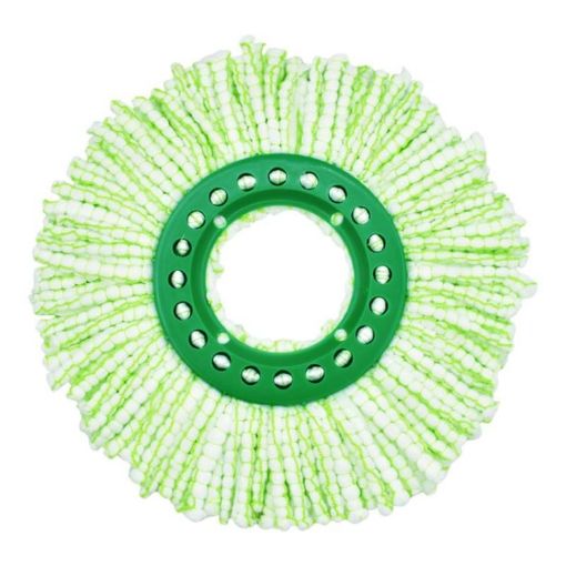 Libman Tornado Spin Mop Microfiber Mop Pad Replacement - Green - 1