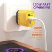 120W USB Fast Charger UK Plug - White - 4