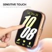 Samsung Galaxy Fit3 Pink Electroplated TPU Case with Screen Protection - 4