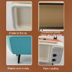 Retro Small TV Desktop Cell Phone Holder Bluetooth Speaker Silver Gray - 4
